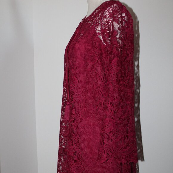 NWT Johnny Was Biya 3J Workshop JWLA 2 Piece Harper Lace Mini Dress M - Picture 4 of 8